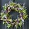 Glitzhome® 24" Easter Lavender & Bird Nest Wreath